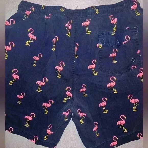 ❗️NWOT: Huntington Beach Club Flamingo Pocket Shorts - Picture 3 of 5